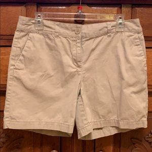 LOFT khaki shorts